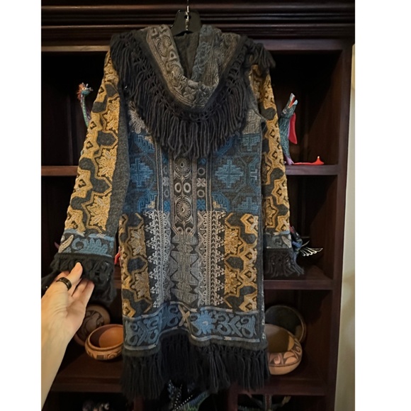 Johnny Was Tokley Fringed Embroidery Open-Front Duster NWT - Picture 13 of 15